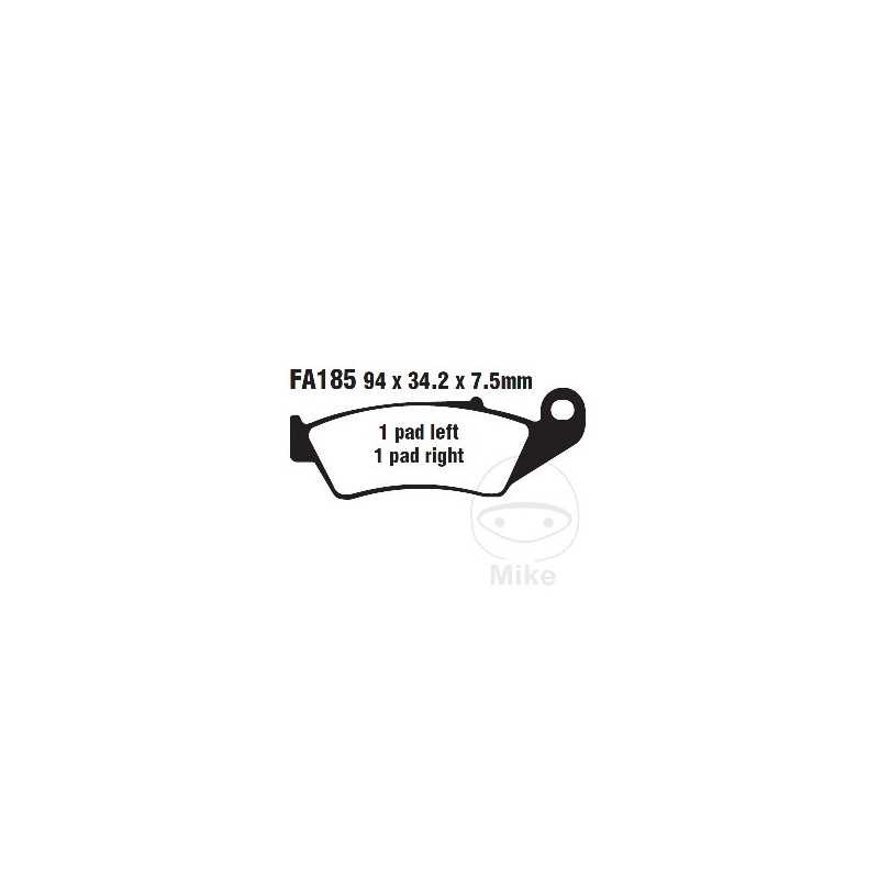 EBC SINTERED BRAKE PADS EPFA 732.01.48