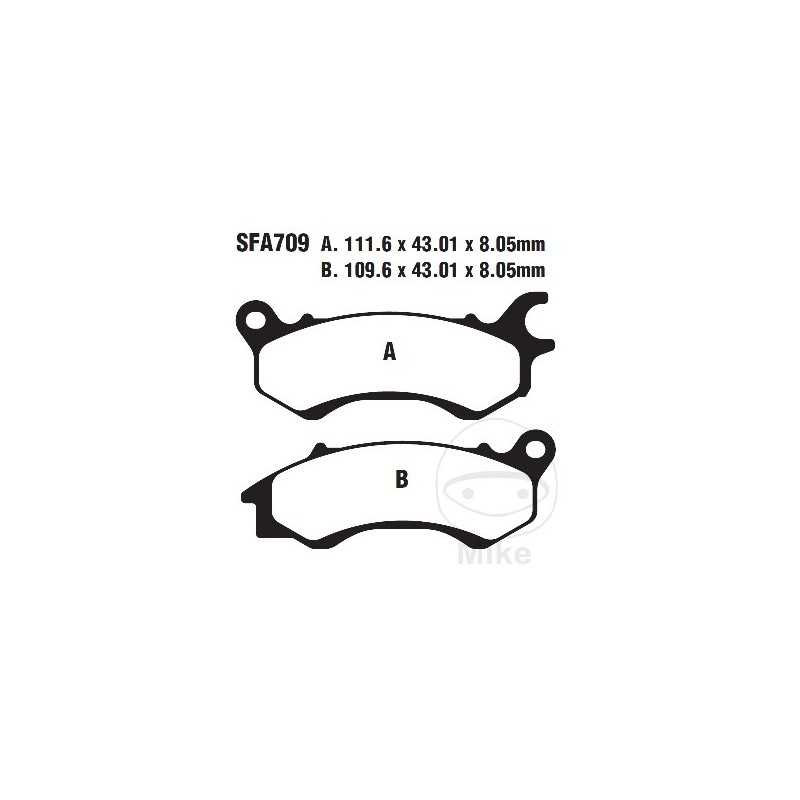 EBC Standard brake pads SCOOTER 732.01.57