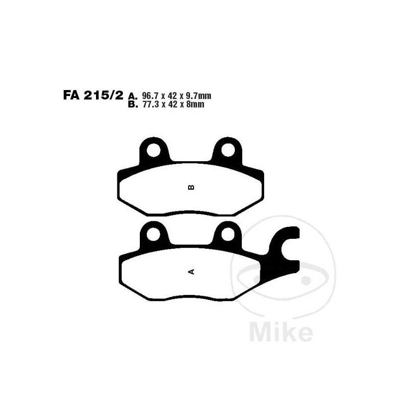 EBC Standard brake pads ALTN: 7872237 737.87.30