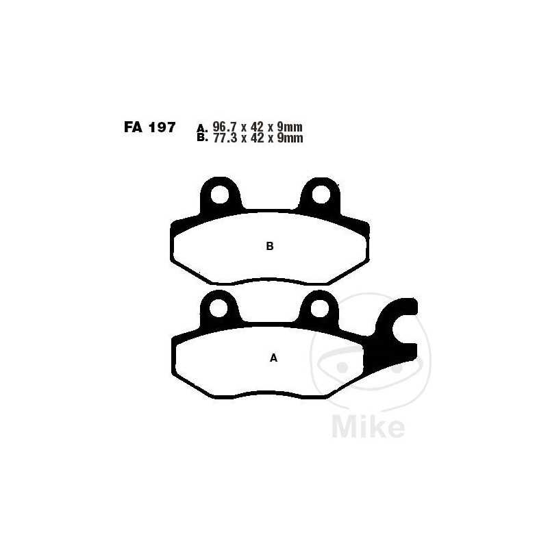 EBC Standard brake pads ALTN: 7872799 737.76.58