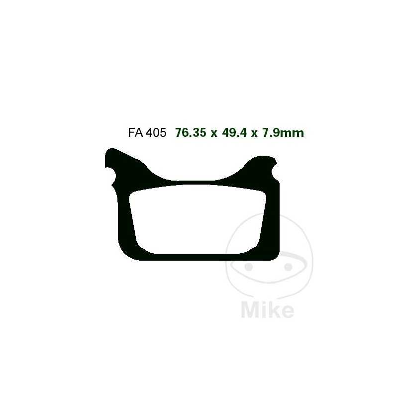 EBC SINTERED BRAKE PADS MX-S ALTN: 7874787 732.07.24