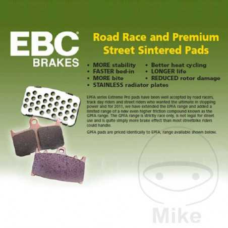 EBC SINTERED BRAKE PADS EPFA ALTN: 7870161 732.33.48