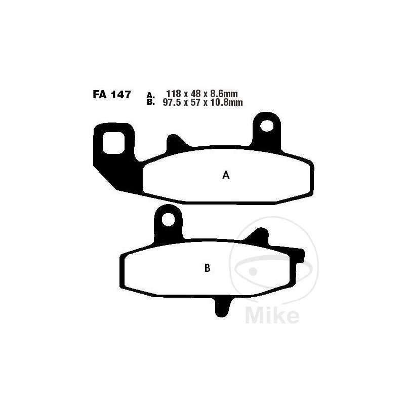 EBC Standard brake pads ALTN: 7872039 737.24.28
