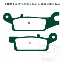 EBC SINTERED BRAKE PADS R ALTN: 7874878 732.12.27