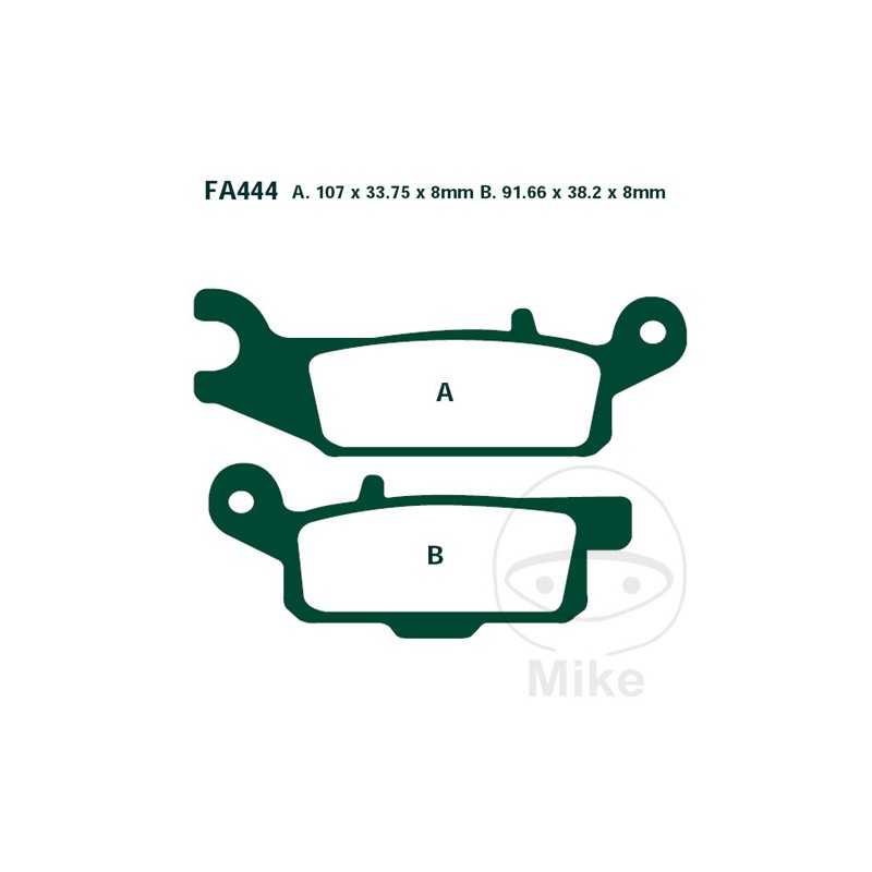 EBC SINTERED BRAKE PADS R ALTN: 7874894 732.12.35