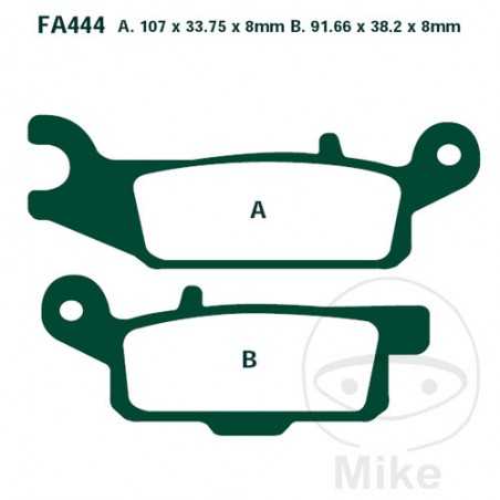 EBC SINTERED BRAKE PADS R ALTN: 7874894 732.12.35