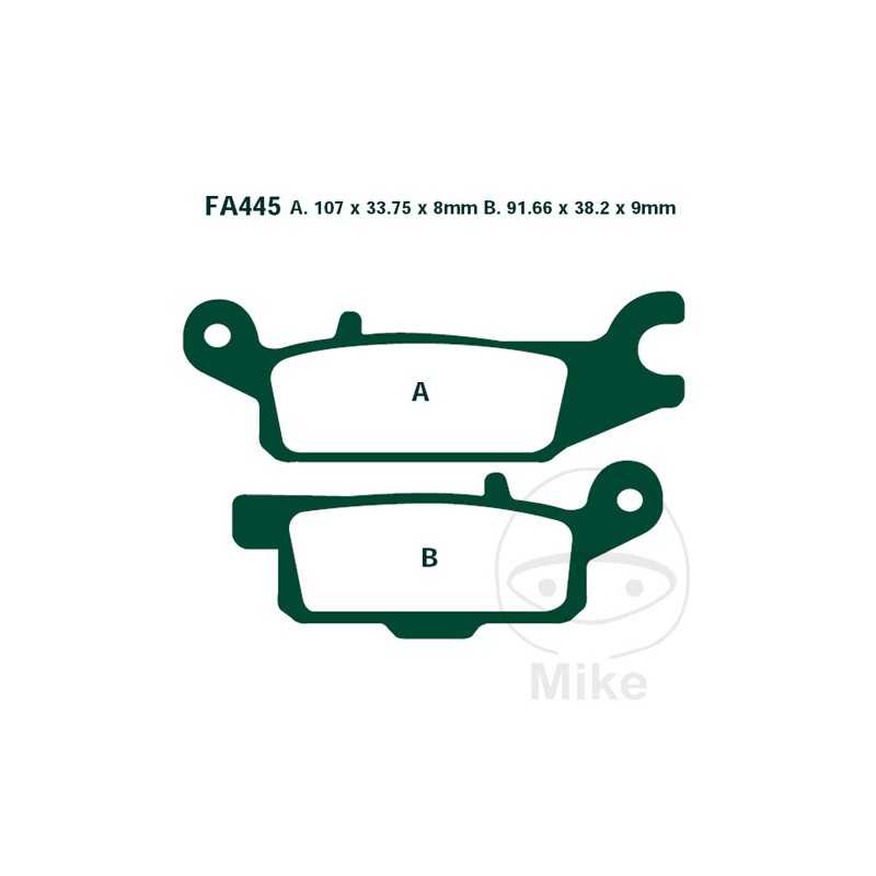 EBC SINTERED BRAKE PADS R ALTN: 7874915 732.12.43