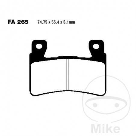 EBC SINTERED BRAKE PADS HH ALTN: 7870058/7870041 732.90.71