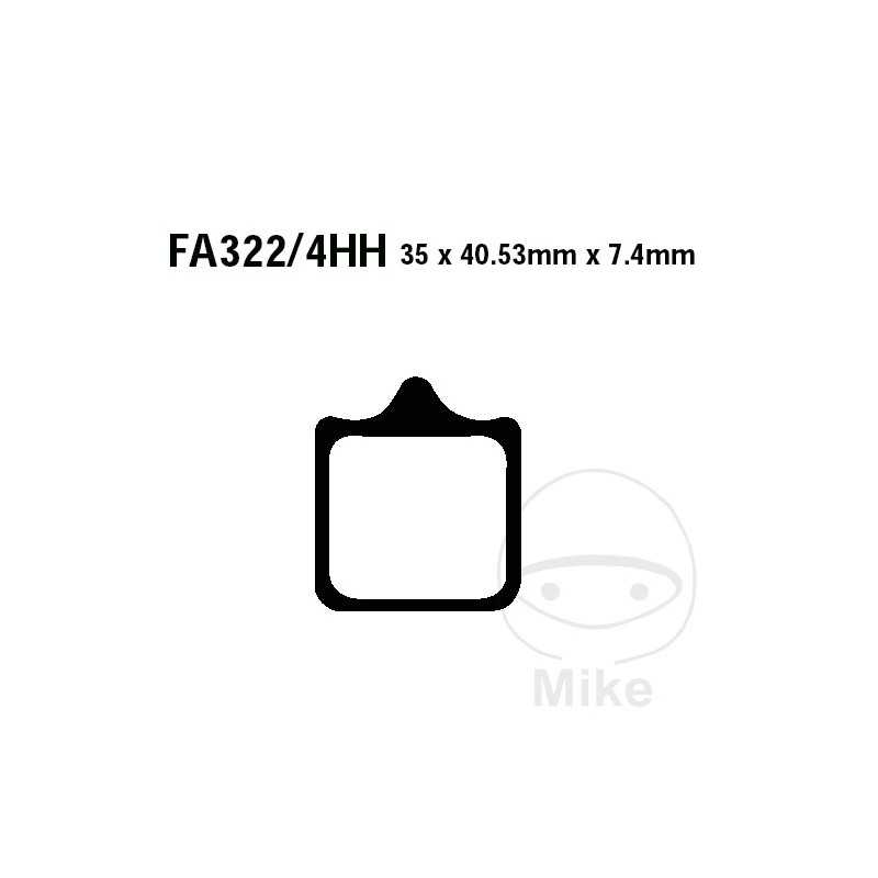EBC SINTERED BRAKE PADS EPFA ALTN: 7873664 732.14.82