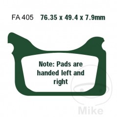 EBC SINTERED BRAKE PADS EPFA 732.15.42