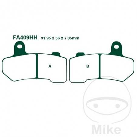 EBC PASTILLAS DE FRENO SINTERIZADAS HH ALTN:7874472/7870009 732.16.72