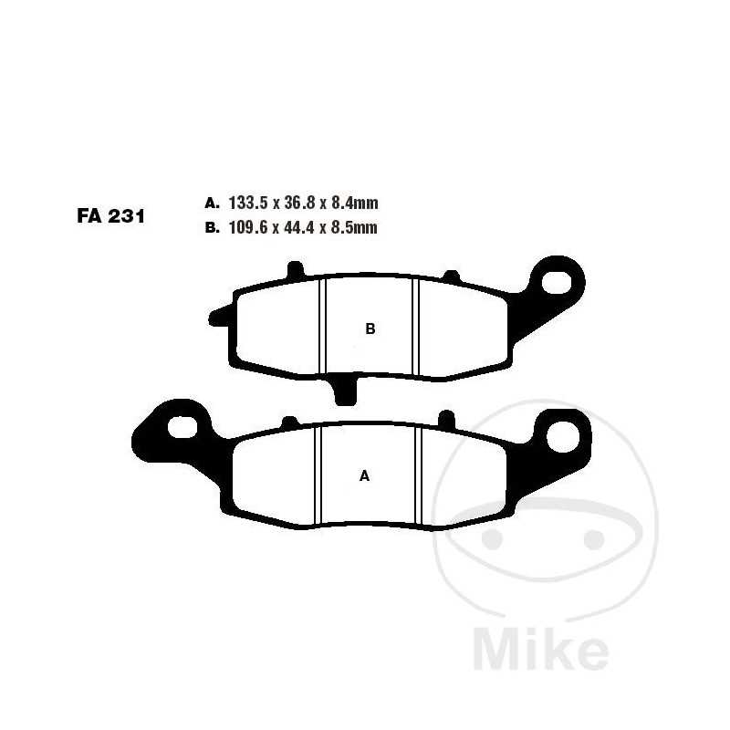 EBC Standard brake pads ALTN: 7873177/7875545 737.87.63