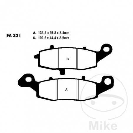 EBC Standard brake pads ALTN: 7873177/7875545 737.87.63