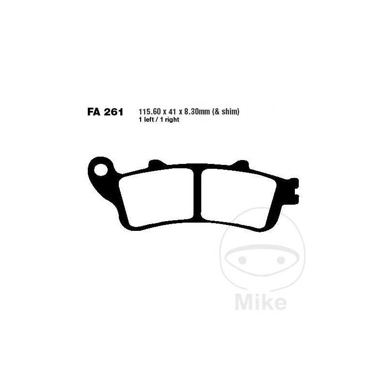EBC SINTERED BRAKE PADS HH ALTN: 7870108/7870082 732.88.18