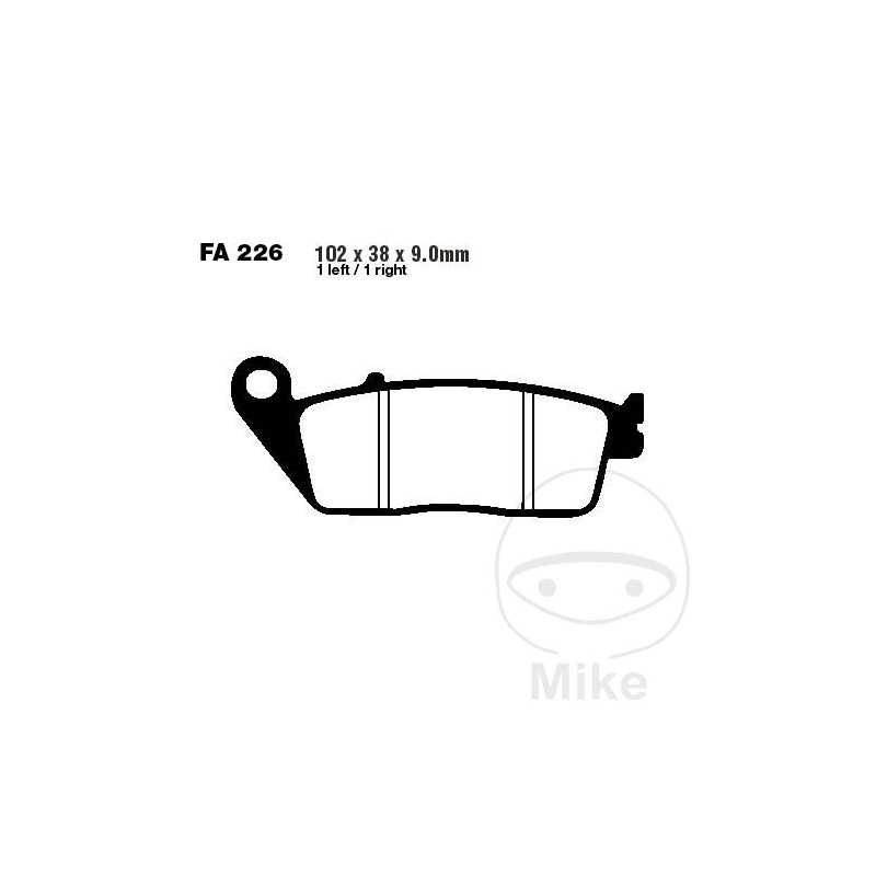 EBC SINTERED BRAKE PADS HH ALTN: 7873367 732.87.84