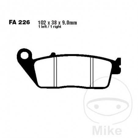 EBC PASTILLAS DE FRENO SINTERIZADAS HH ALTN: 7873367 732.87.84