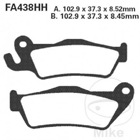 EBC SINTERED BRAKE PADS HH 732.25.14