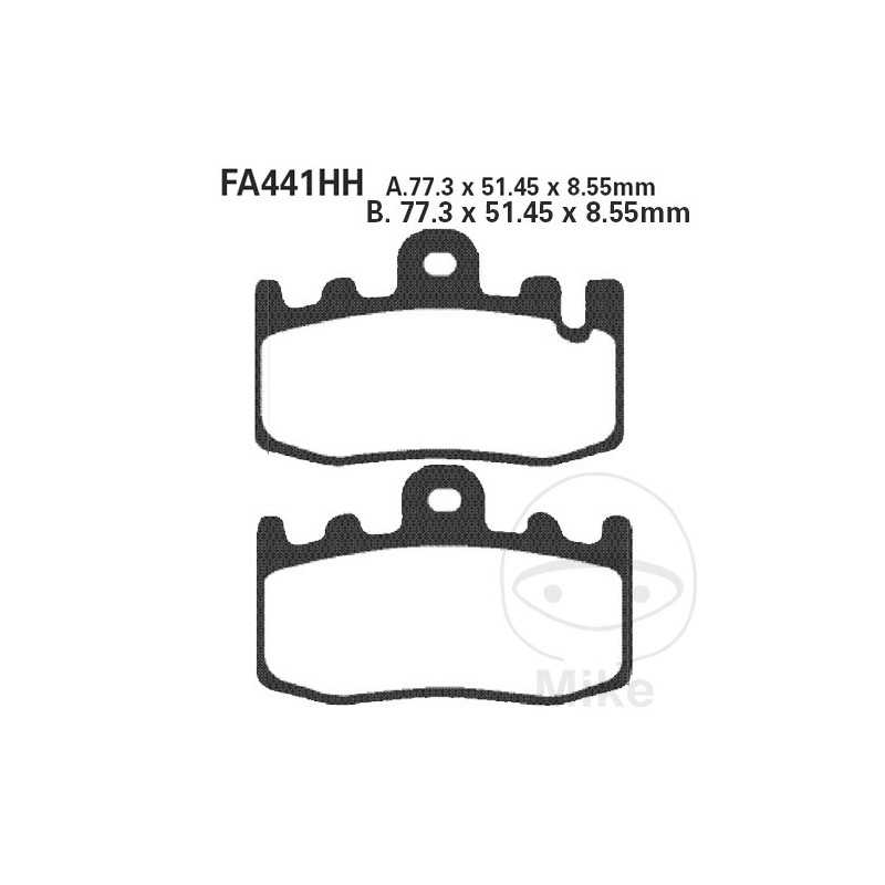 EBC SINTERED BRAKE PADS HH ALTN: 7874134 732.25.22