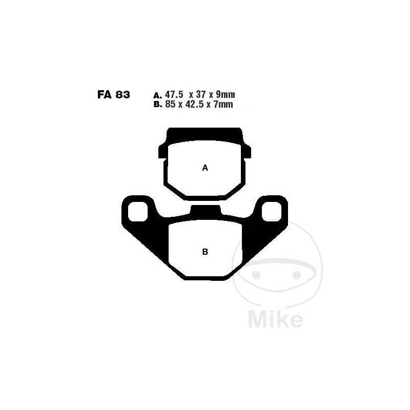 EBC Standard brake pads 737.05.88