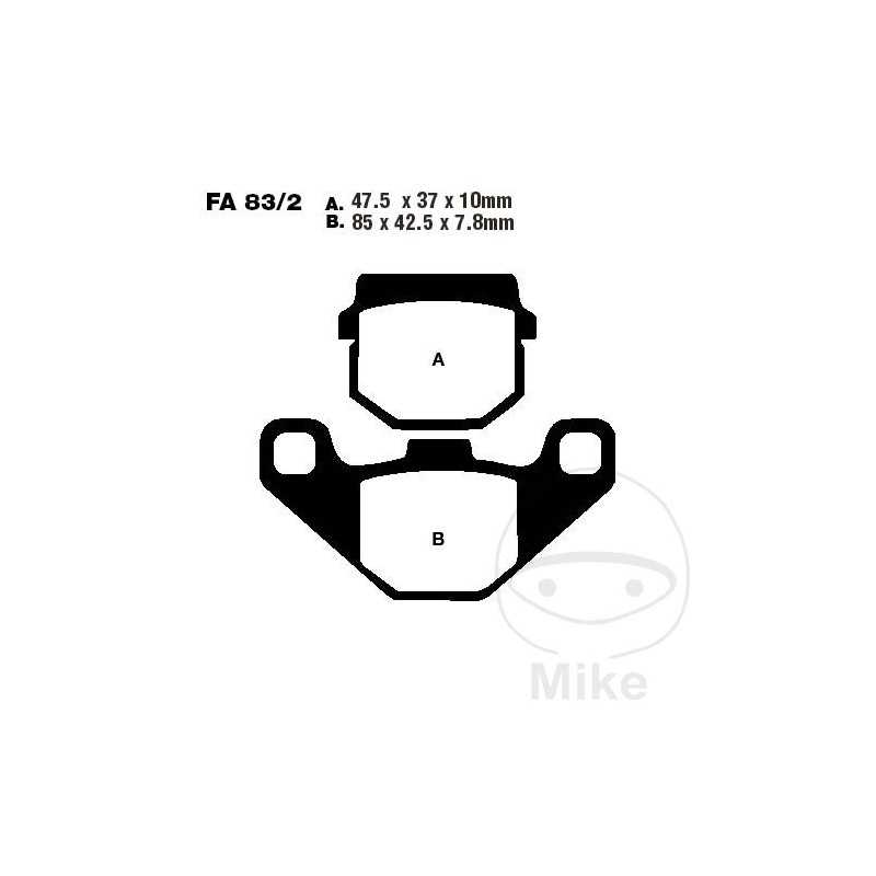 EBC Standard brake pads ALTN: 7871023 732.68.53