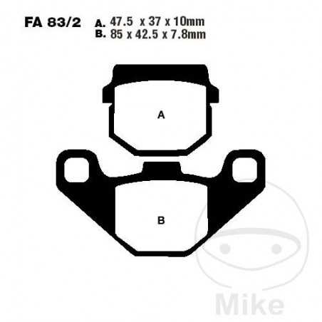 EBC Standard brake pads ALTN: 7871023 732.68.53