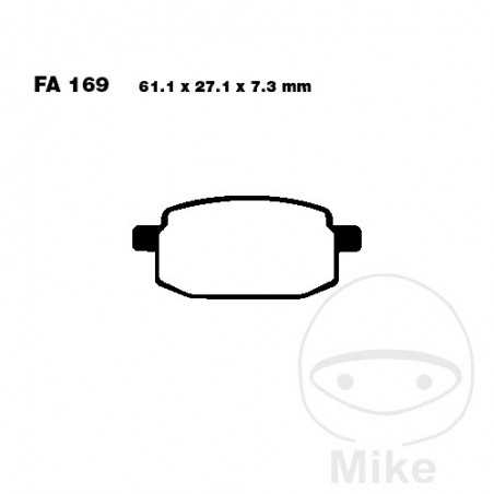 EBC carbon brake pads SCOOTER ALTN: 7872153 732.05.20