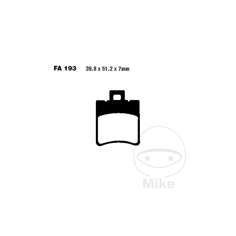 EBC carbon brake pads SCOOTER ALTN: 7870206 732.05.23