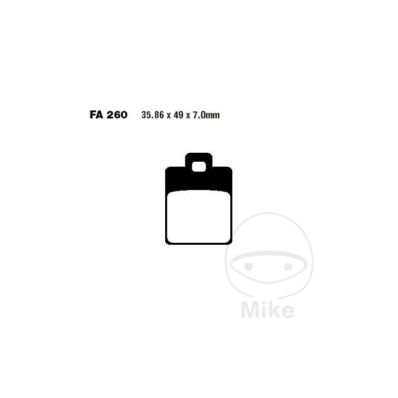 EBC carbon brake pads SCOOTER ALTN: 7870098 732.05.35