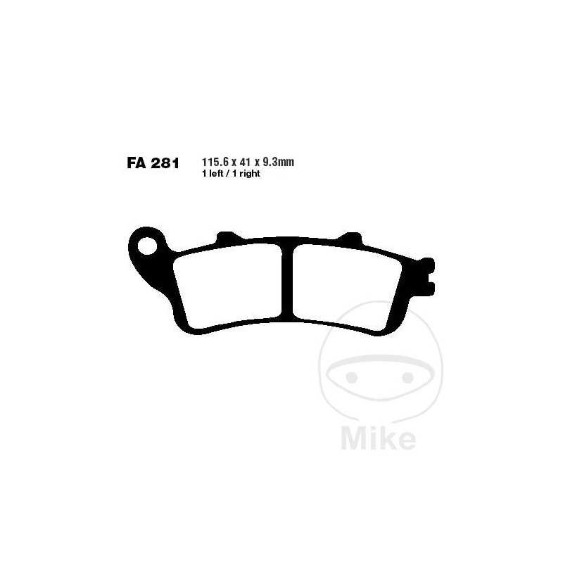 EBC Standard brake pads SCOOTER ALTN: 7870900 732.02.94