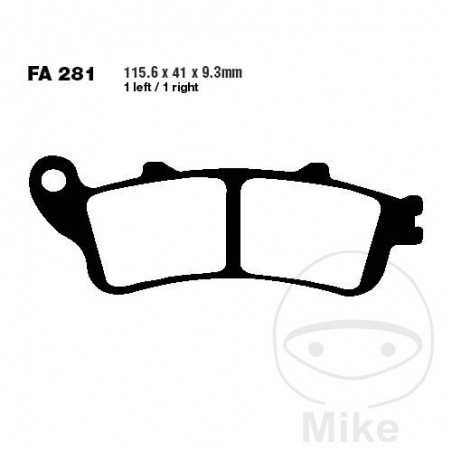 EBC Standard brake pads SCOOTER ALTN: 7870900 732.02.94