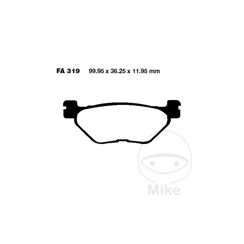 EBC Standard brake pads SCOOTER 732.26.96