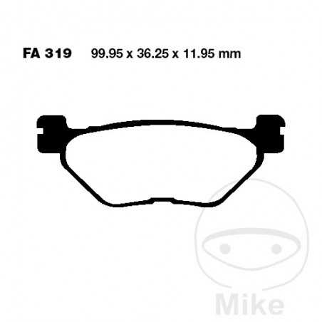 EBC Standard brake pads SCOOTER 732.26.96