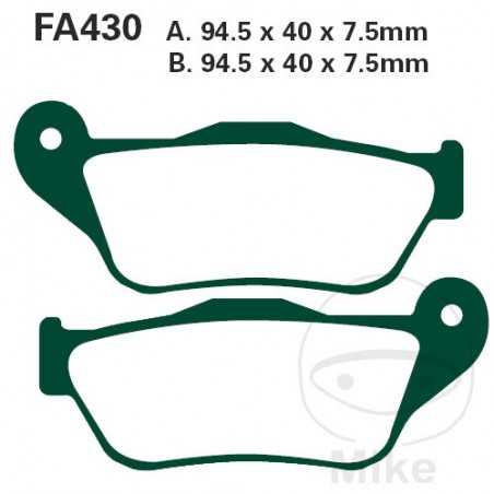 EBC Standard brake pads SCOOTER ALTN: 7870247 732.09.22