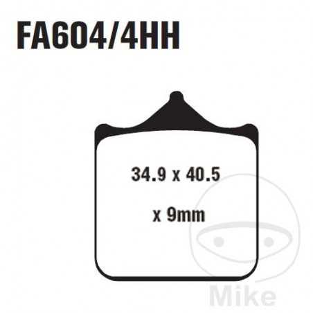 EBC SINTERED BRAKE PADS EPFA ALTN: 7870161 732.33.48