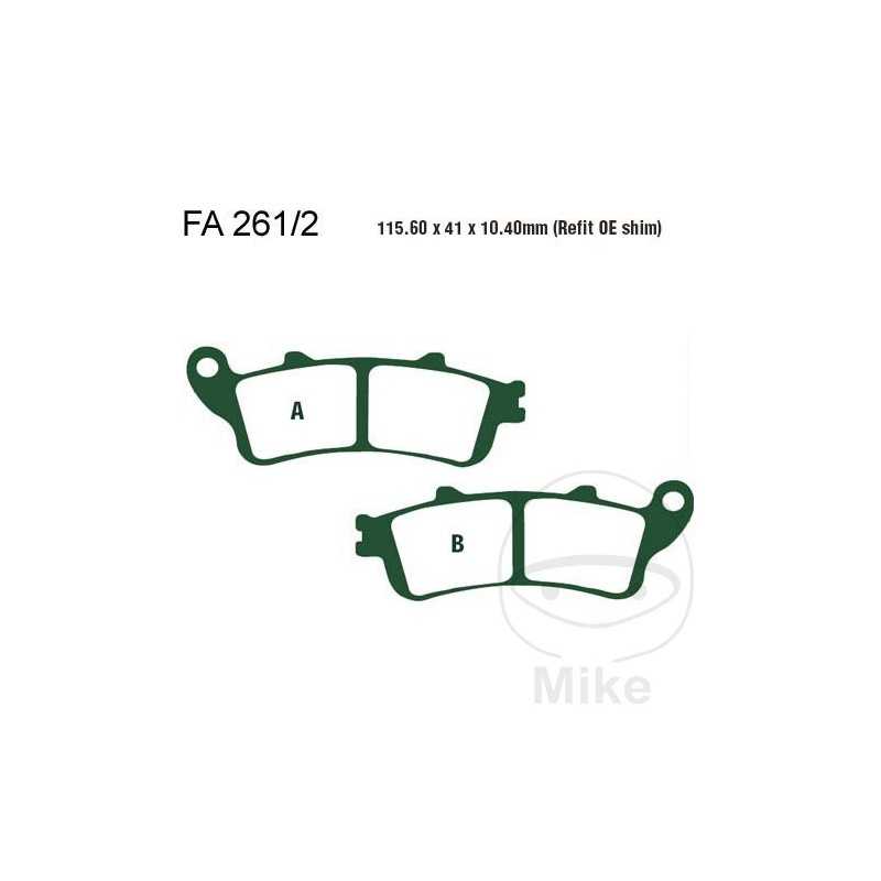 EBC SINTERED BRAKE PADS HH ALTN: 7875321 732.33.30
