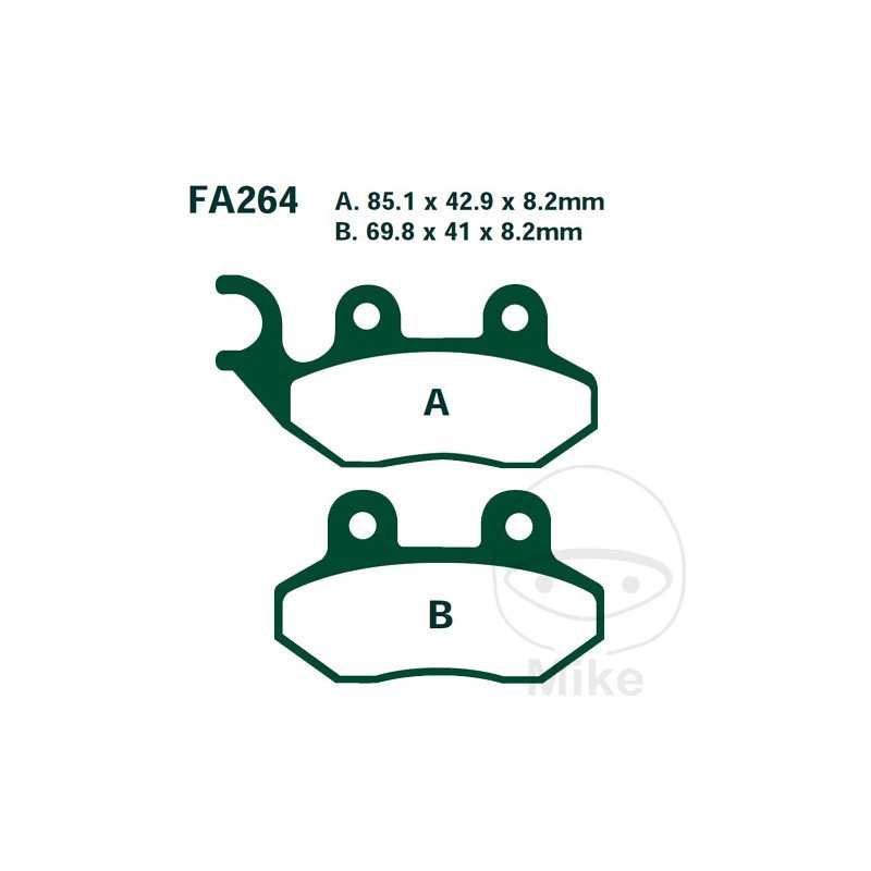 EBC Standard brake pads SCOOTER ALTN: 7870216 732.19.12