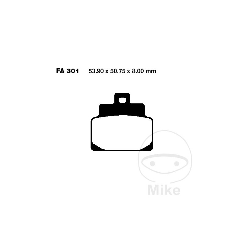 EBC carbon brake pads SCOOTER ALTN: 7872690 732.05.43