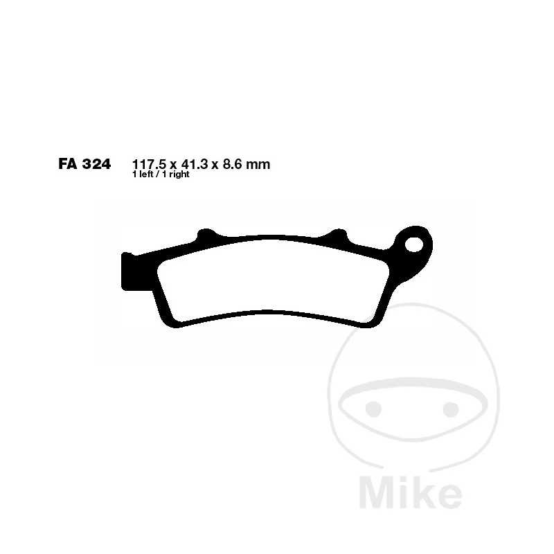 EBC Standard brake pads SCOOTER ALTN: 7870233 732.08.07