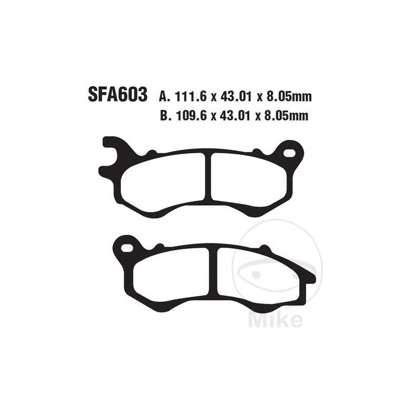 EBC carbon brake pads SCOOTER ALTN: 7875297 737.02.26
