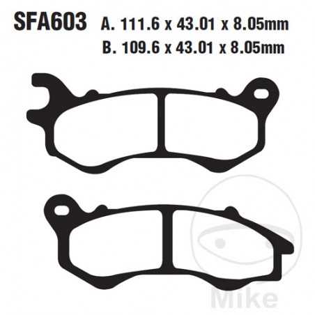 EBC carbon brake pads SCOOTER ALTN: 7875297 737.02.26