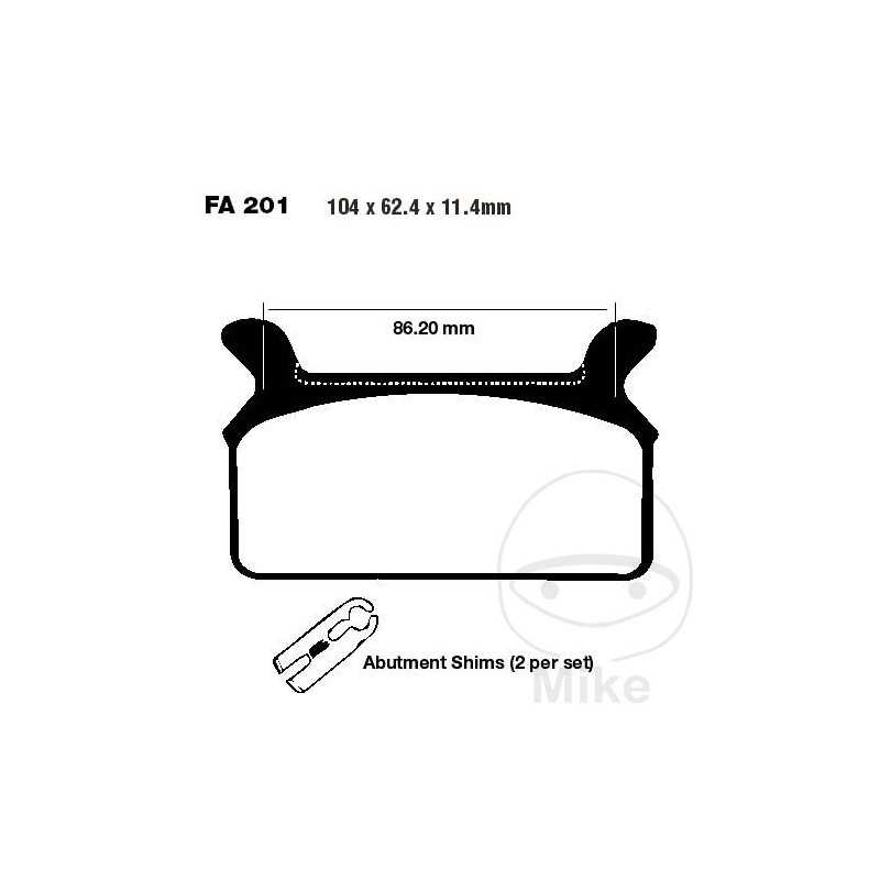 EBC Standard brake pads ALTN: 7870884 737.71.53