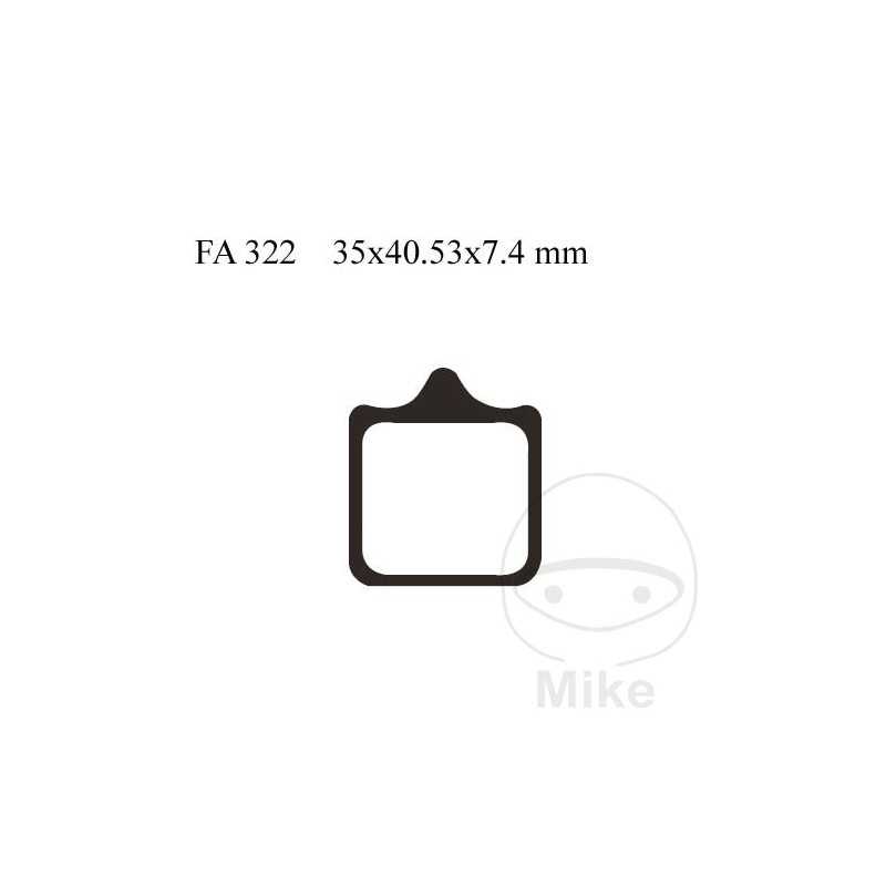 EBC SINTERED BRAKE PADS HH ALTN:7873649 732.41.22