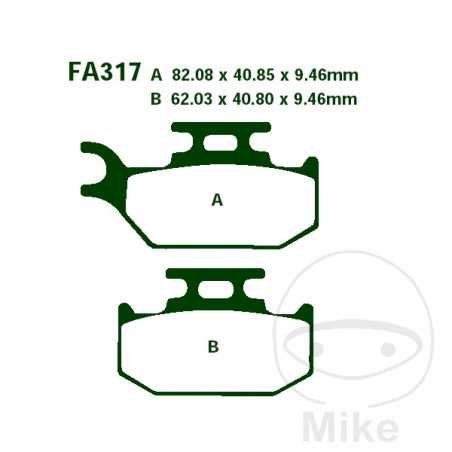 EBC Standard brake pads 732.56.65