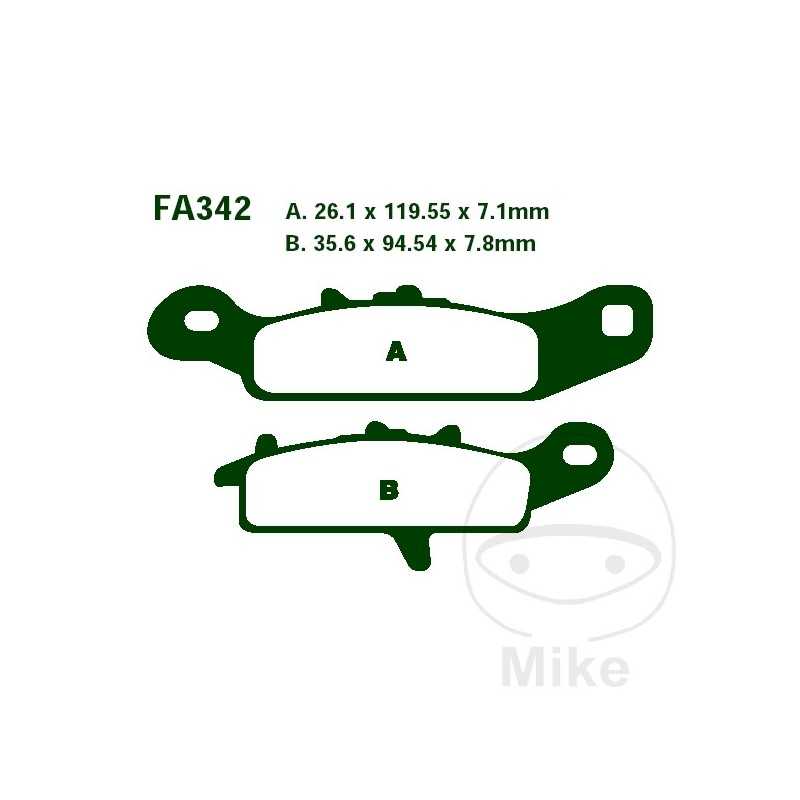EBC SINTERED BRAKE PADS R ALTN: 7874563 732.57.07
