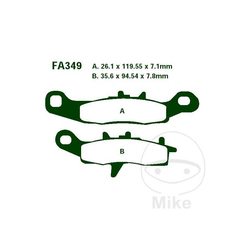 EBC SINTERED BRAKE PADS R ALTN: 7874563 732.57.31