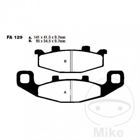 EBC Standard brake pads ALTN: 7871767 737.07.37