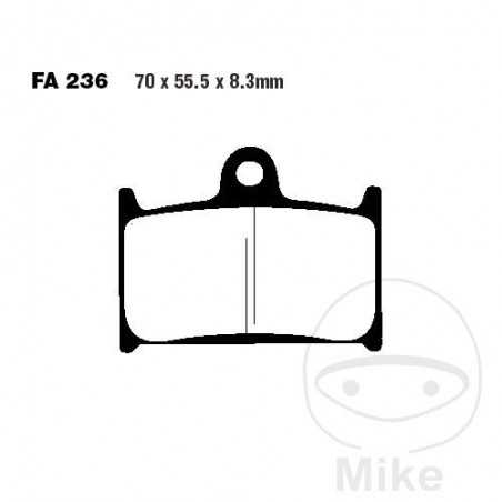 EBC Standard brake pads ALTN: 7872021 732.05.67