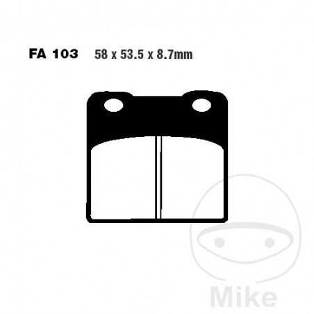 EBC Standard brake pads ALTN: 7871551 732.84.61