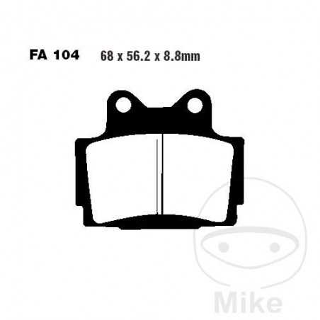 EBC Semi-sintered brake pads V 737.70.27