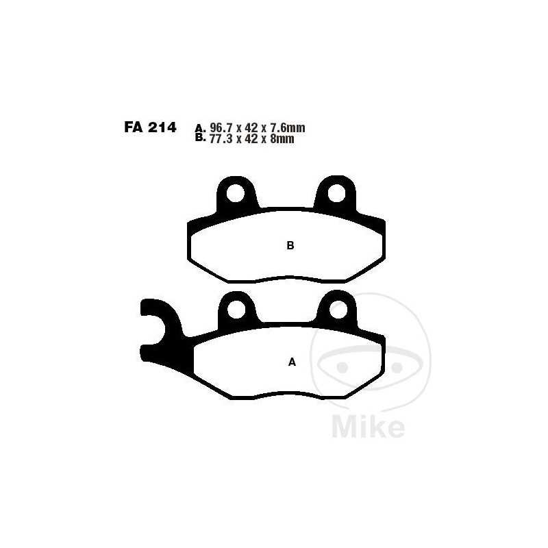 EBC Standard brake pads ALTN: 7871924 737.87.14